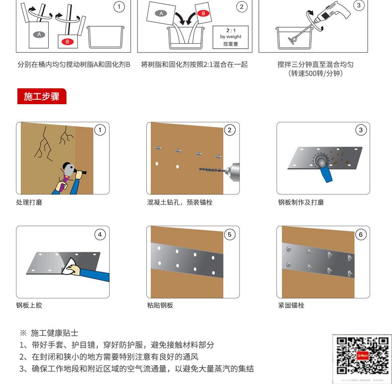 包钢疏附粘钢加固施工过程